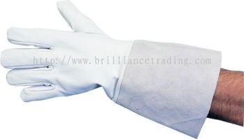 Welding Gloves, Grey Leather Tig Welder's Gloves, TFF9611650K