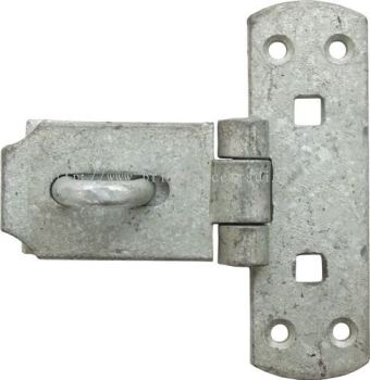 Heavy Duty Vertical Hasp And Staples 150mm Galvanised MTL9496140K