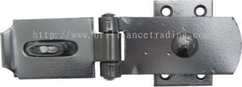 Swivel Hasp And Staple 200mm Black MTL9496220K