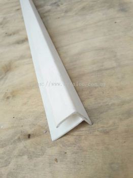 PVC  Stair Nose F 12mm - White ( F12-1012 ) 
