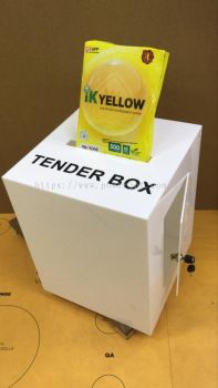 Acrylic Tender Box - Company Tender Event