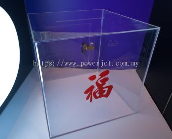 Customised Acrylic Donation Box