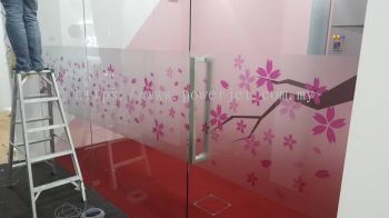 Glass Door Sticker with own design