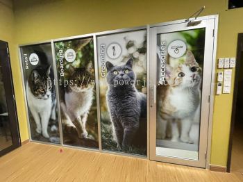 Customize Glass Door Sticker