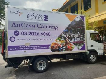 Lorry Sticker for Catering Advertising