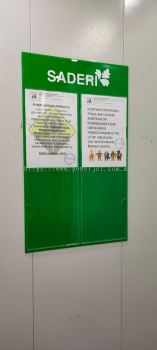 Acrylic Notice Board