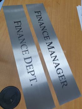 Stainless steel UV Direct Print Nameplate 