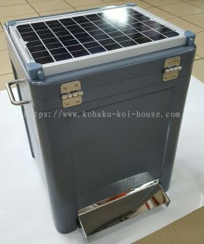 Solar Automatic koi food feeder