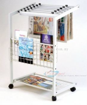 Newspaper and Magazine Rack