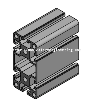 Aluminium Profile 40 x 80