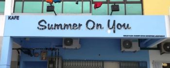 SUMMER ON YOU 3D SIGNBOARD PP board Wording