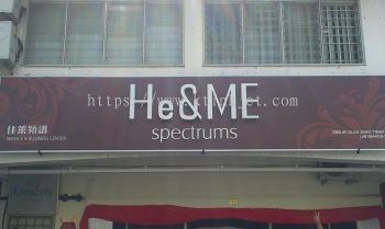 He & Me 3D Led Signboard