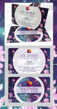 Vee Qaseh Name Card + Matte Lam