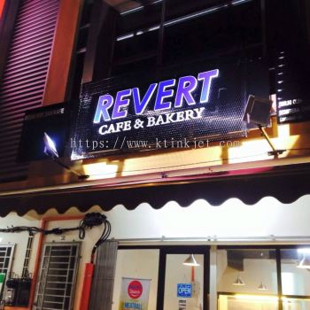 "REVERT cafe & bakery" PP Board