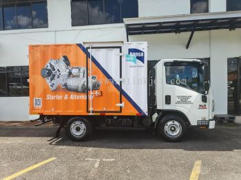 Lorry Sticker - LG Sticker + LG Lamination