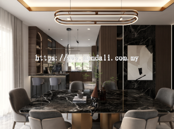 Dining - Erica Residence @ Semi Detached | Interior Design in Selangor & KL Now