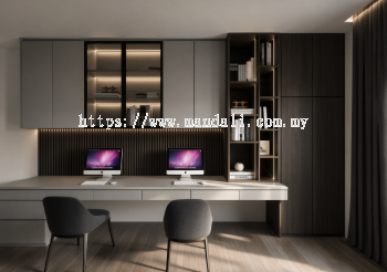 Study Area - Erica Residence @ Semi Detached | Interior Design in Selangor & KL Now