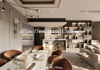 Living - Isola Villa @ Bungalow | Interior Design in Selangor & KL Now