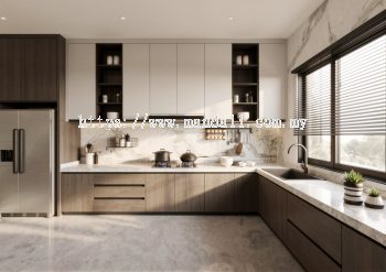 Wet Kitchen - Isola Villa @ Bungalow | Interior Design in Selangor & KL Now