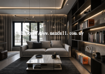 Study room - Isola Villa @ Bungalow | Interior Design in Selangor & KL Now