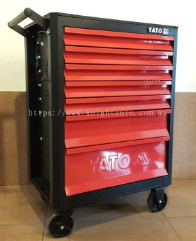 Poland Yato YT-55291 Yato 7 Drawers Roller Cabinet 129pcs ID229472 