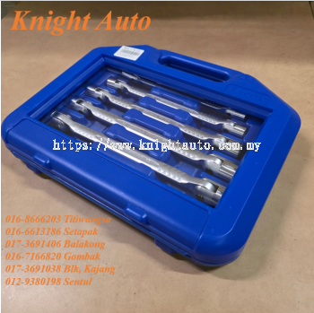 SB FSS5819 6pcs Double Flexible Coupling Socket Wrench ID669466 