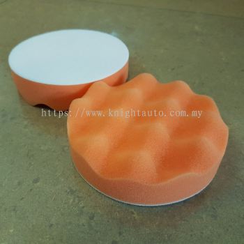 5" Polish Wave Sponge-Orange IDB0054 (2PCS)