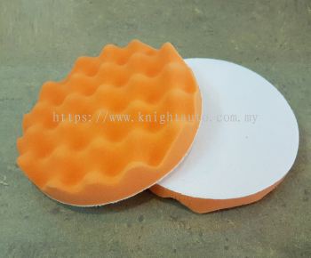 7" Polish Wave Sponge-Orange B0056