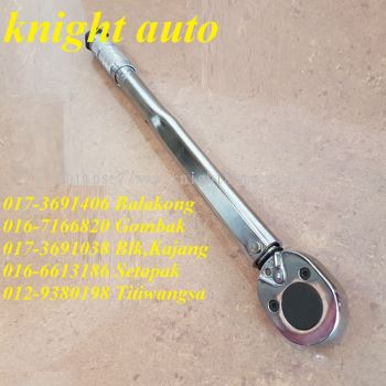 Torque Wrench 1/2''Dr , 28-210nm ,  Long: 465mm , weight :1.36kgs ID31808