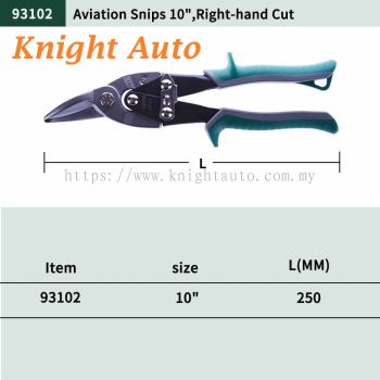 Sata 93101 Aviation Tin Snips, Left 10 ID32598