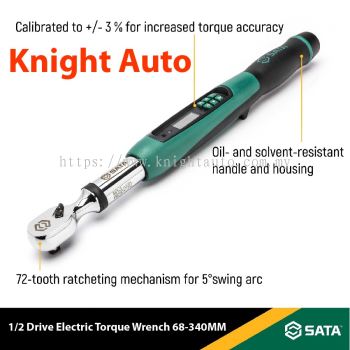 SATA 96527 1/2" 68-340NM Electronic Torque Wrench