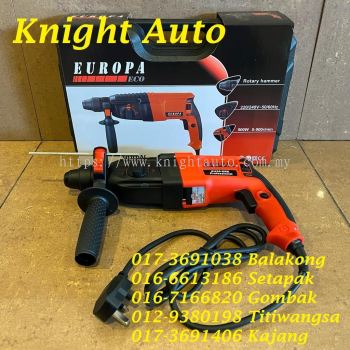 Europa Hilt 900W 3 IN 1 Rotary Hammer EU26-DRE | Hammer Drill with 3 Mode Functions ID34511