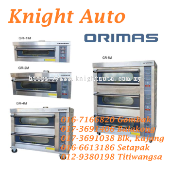 ORIMAS (GR-1M / GR-2M / GR-4M / GR-6M) Stainless Steel Gas Oven S012