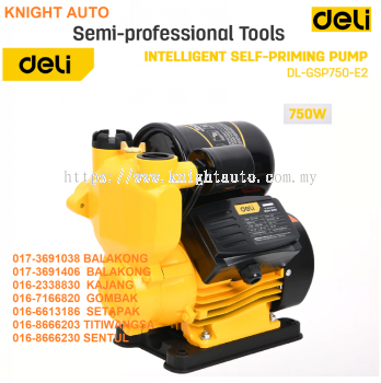 DELI DL-GSP750-E2 Intelligent Self-Priming Pump 750W 1HP 1"x1" L007
