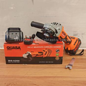 QUASA BKB-AG100 20V 4" Brushless Cordless GRINDER An ID38696