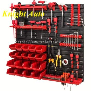 KGT 54pcs Workshop Shelving Storage System ID38658