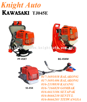 KAWASAKI TJ045E Brush Cutter 45.5cc 1.9HP 7500rpm PP-45KT / BG-45KM / SS-45K I006
