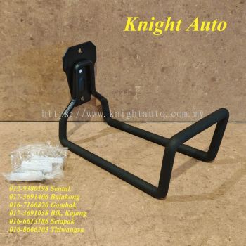 KGT Wall Mounted Hose Holder Pipe Hanger Rust-Resistant Black Finish Heavy Duty Metal Hook ID38836