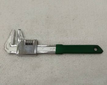 014536 F-TYPE ADJ.PIPE WRENCH WITH CUSHION GRIP HANDLE