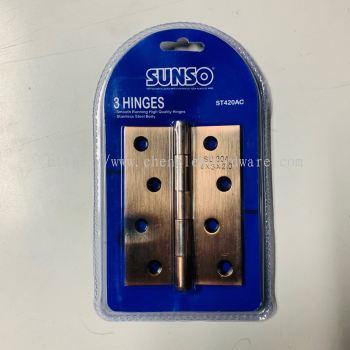 SUNSO STAINLESS STEEL HINGES COPPER