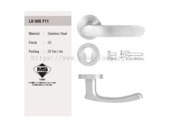 ST GUCHI_Solid stainless steel lever handle LH 005 F11