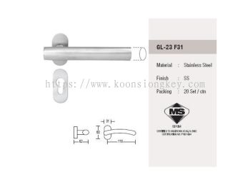 ST GUCHI_Stainless steel hollow lever handle GL-23 F31