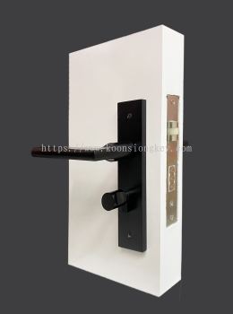 Mortise Lock Set - Matt Black 