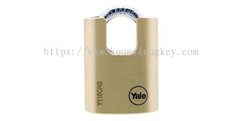 Y110C/40/119 Yale Classic Series Outdoor Solid Brass Closed Shackle Padlock 40mm