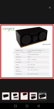 Tangent centre speaker XC