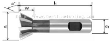 Dovetail Cutters (HSS COBALT)