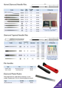 Precision Diamond Files