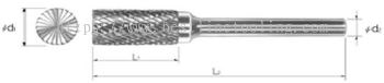 Rotary Burrs - Cylinder Shape with End Cut (Form B)