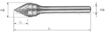 Rotary Burrs - 600 Cone Shape(Form J)