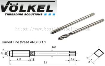 Machine Taps (UNF) - ISO 529